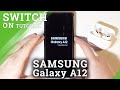 How to Switch On SAMSUNG Galaxy A12 – Power On Trick