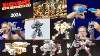 New Transformers Reveals & Full Live Transformers Panel . Onslaught Timelines Megatron Bumblebee