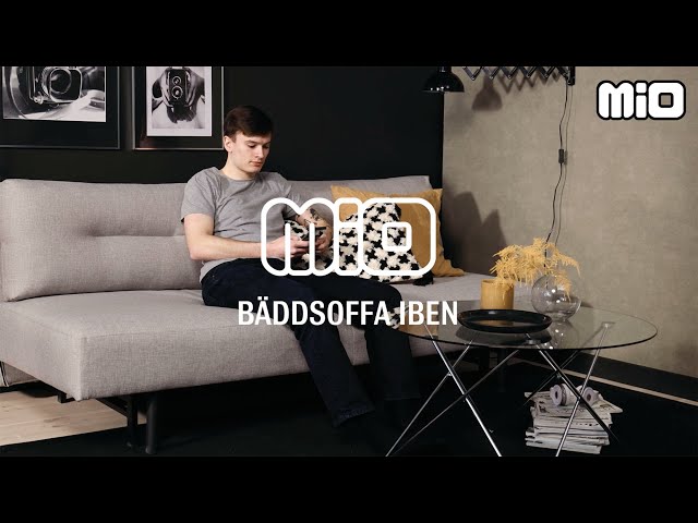 Iben 2-sits bäddsoffa | Mio - YouTube