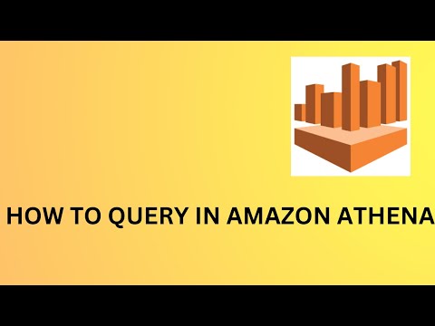 how to create table and query using amazon athena