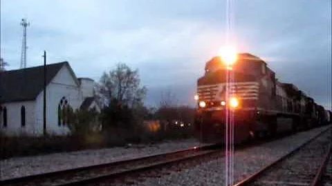 NS 191 GE and EMD Power Waynesboro, GA 3/9/12