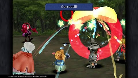 FINAL FANTASY IX PS4 the easiest method to trigger pop quiz encounter (pop quiz trophy guide)