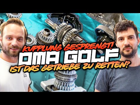 KUPPLUNG GESPRENGT am Oma Golf - Ist das GETRIEBE zu retten? Experte guckt rein! | Philipp Kaess |