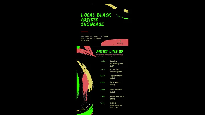 Black Artist Showcase For BHM22