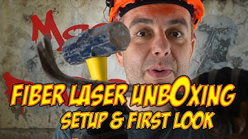 Fiber Marking Laser Unboxing and setup