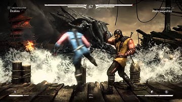 Mortal Kombat XL Sub-Zero vs Scorpion delayed Xray armour break