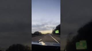 Fallstreak hole cloud formation  Dubois Pennsylvania November 29 2020