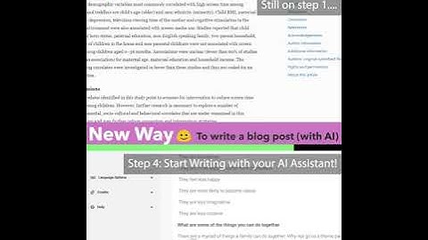 Blog Post Writing - Old vs New(AI)! The power and speed of having your own AI Content Assistant