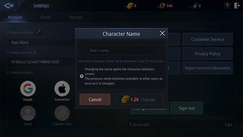 How To Change Character Name in Mir 4