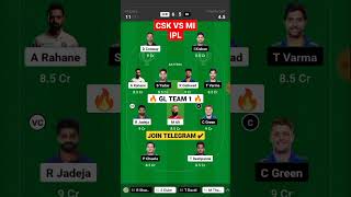 CHE vs MI Dream11 Prediction | CSK vs MI Dream11 Team | mi vs csk IPL 2023 #shortsviral #shorts #ipl