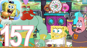 SpongeBob: Krusty Cook-Off - Hole In One  Level 51 - 60 - Gameplay Video Part 157 (iOS Android)
