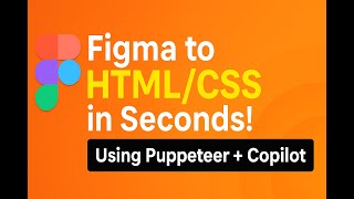 🔥 Convert Figma Design to HTML/CSS or React in Seconds | Using Copilot + Puppeteer!