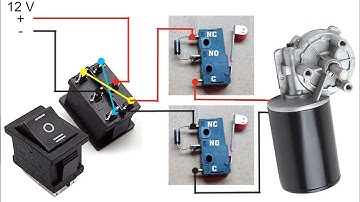 DC Motor Direction and Limit - 6 Pin Switch -- DC Motor Yönlendirme ve Sınırlama - 6 Pin Anahtar