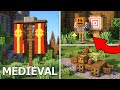 Minecraft | 15+ Medieval Build Hacks! [EASY]