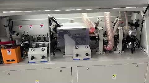 E50 edge banding machine testing video for American customer