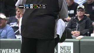 2011/08/14 Alexei hit by pitch