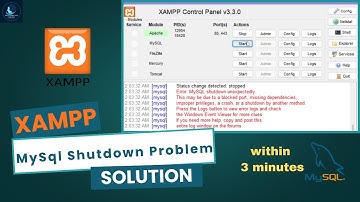 [FIXED] XAMPP Error: MySQL shutdown unexpectedly | XAMPP Error Solved  (Quick Fix) | Recover xampp