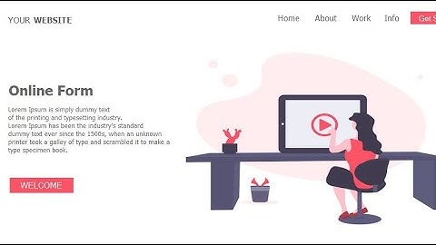 Landing Page Designs Web on Visual Studio #1