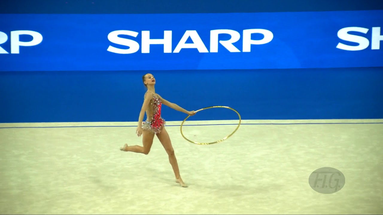 SMIRNOVA Elena (LUX) - 2017 Rhythmic Worlds, Pesaro (ITA) - Qualifications Hoop