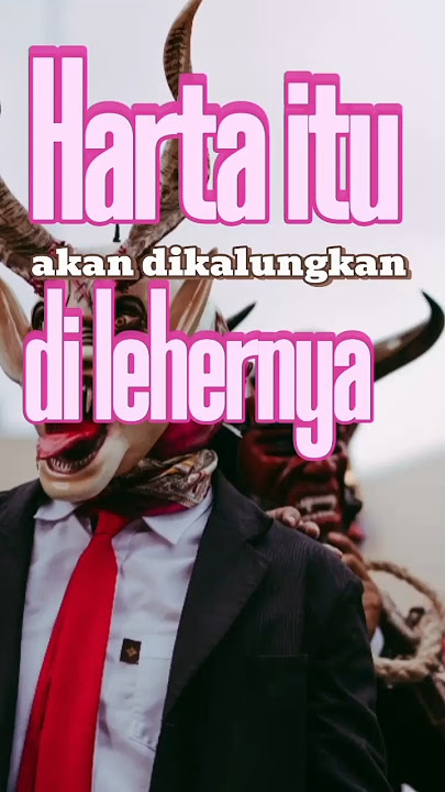 Harta itu akan di kalungkan ke lehernya kelak di hari kiamat#fakta #alquran #hadits #faktaunik