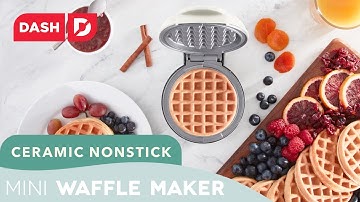 Dash Ceramic Mini Waffle Maker