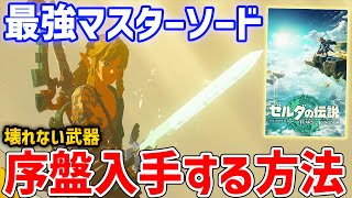 ゼルダの伝説 ティアキン】序盤から最強のマスターソードを入手する