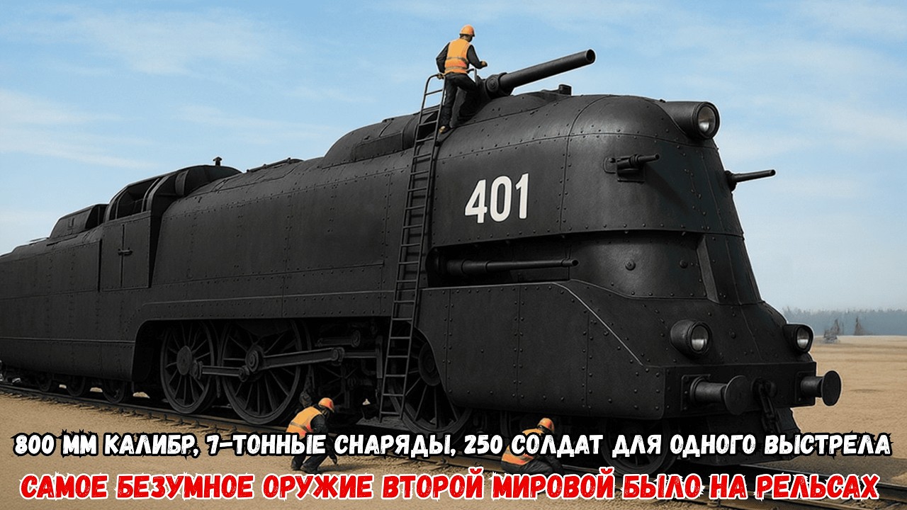 СТАЛЬНЫЕ МОНСТРЫ ВОЙНЫ: самые большие БРОНЕПОЕЗДА в ИСТОРИИ!