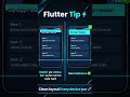 Flutter Tip – SafeArea widget se UI cut problem solve ⚡ #flutter #dartlanguage
