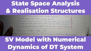 SV Model with Numerical Dynamics | State Space Analysis & Realisation Structures | SS / SP