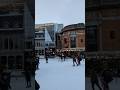 Happy skating after a snow day in Quebec #snow #winter #quebec