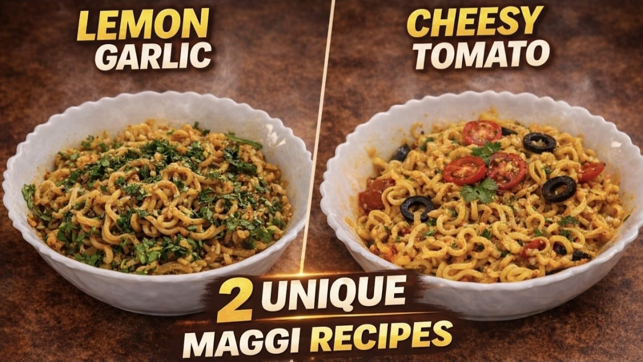 Bored of Regular Maggi? | Try These 2 Unique Maggi recipes |10 min Easy Evening Snack Recipes