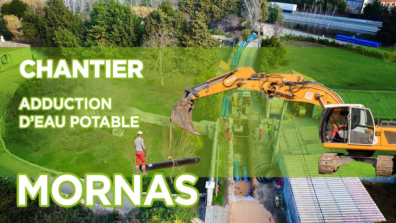 Mornas - Travaux de renouvellement de conduites d'eau potable