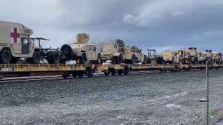 Dept. of Defense Military Train through Baker City, OR 3/27/2024