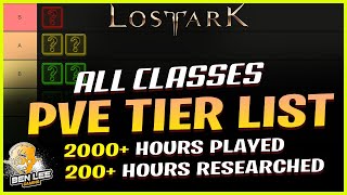 LOST ARK PVE TIER LIST. Best Classes in Lost Ark for NA/EU Launch & After. Pro & Cons + Synergies