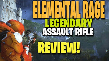 ELEMENTAL RAGE Legendary Assault Rifle Review! ANTHEM