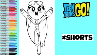 Teen Titans Go Starfire Coloring Book Page 