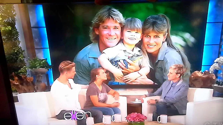 Derek Hough and bindi Irwin on Ellen October 26th