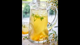 Iced Ginger Peach Green Tea