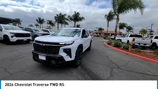 2026 Chevrolet Traverse HEMET BEAUMONT MENIFEE PERRIS LAKE ELSINORE MURRIETA C26202