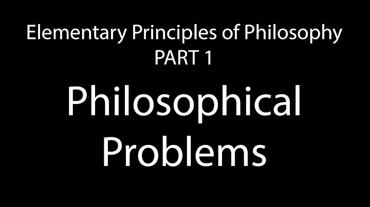 Elementary Principles of Philosophy, Pt 1: Philosophical Problems - Georges Politzer (Audiobook)