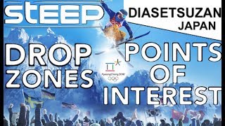 STEEP (Asia) Drop zones & Points of interest DAISETSUZAN - JAPAN