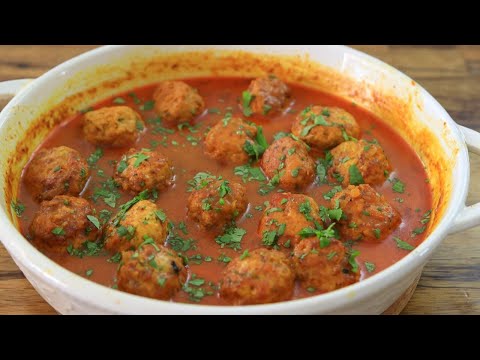 Chicken Meatballs with Coconut Curry Sauce Recipe
