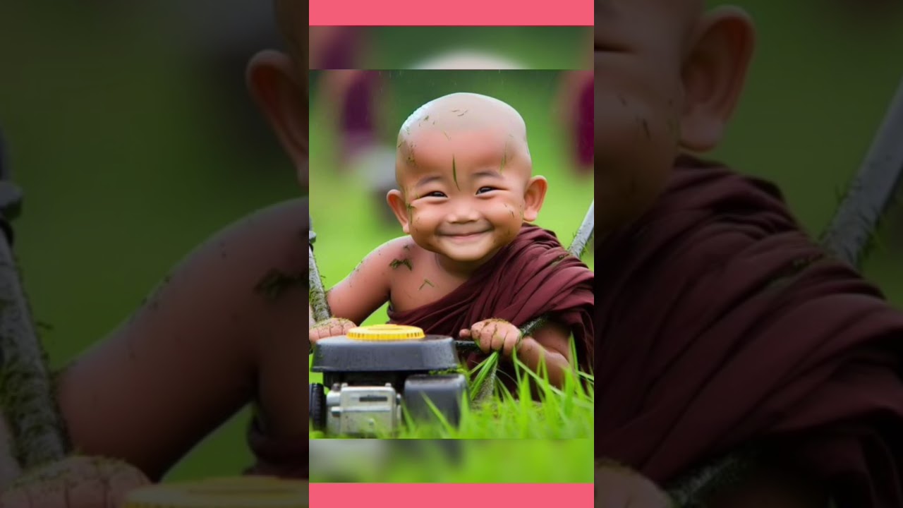 so cute little baby monk 🍼