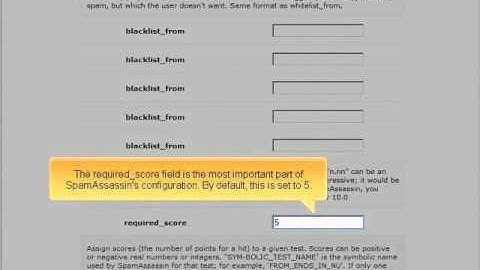 Como activar y configurar SpamAssassin en cPanel