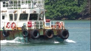 Passenger ship《中國港灣 F-9》Crossing the Rambler Channel in HK  20250910