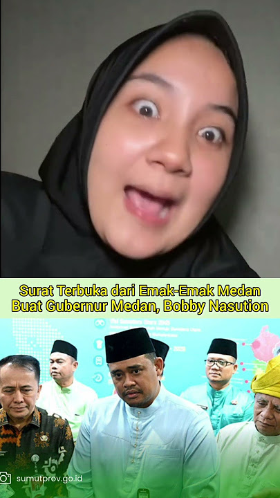 Surat Terbuka dari Emak-Emak Medan untuk Gubernur Sumatera Utara, Bobby Nasution