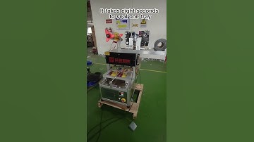 2KW MAP Tray Sealer Machine Nitrogen Filling With CE Certification