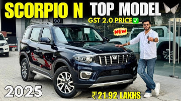 Mahindra Scorpio N Z8L Diesel Automatic Detailed Review ✅ Scorpio N Top Model 2025 Price & Features