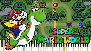 Super Mario World - Forest of Illusion - Piano (Synthesia)