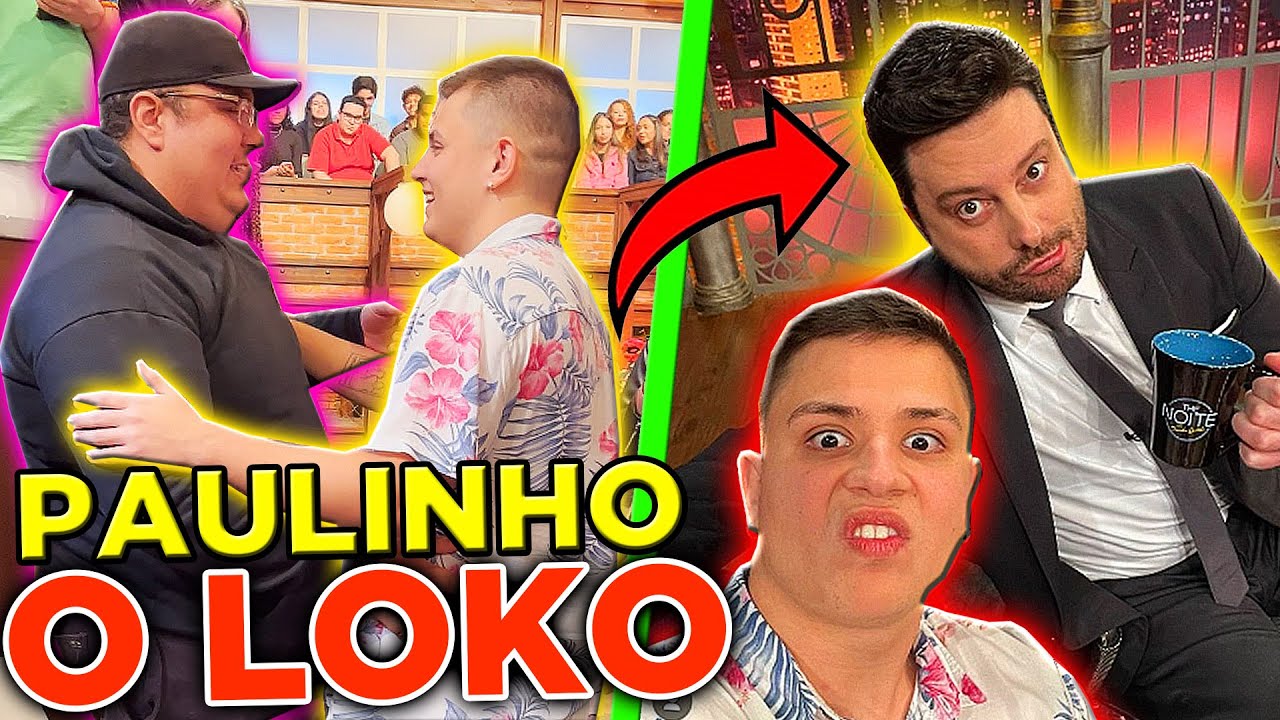 PAULINHO O LOKO no SBT e COMO É MINHA VIDA! (VLOG) 